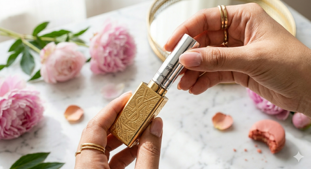 Refillable luxury lipstick cases for sustainable beauty in 2026.