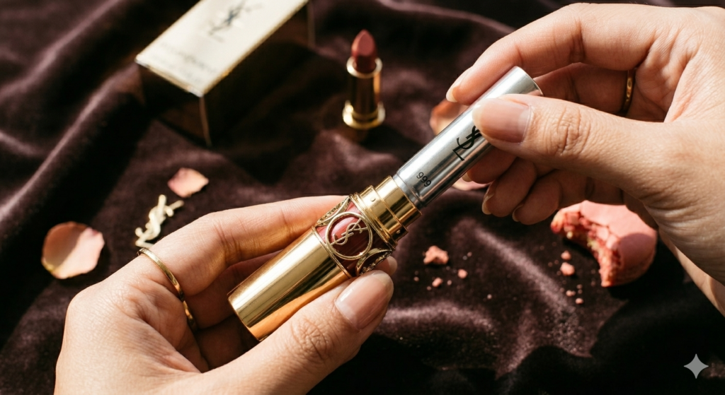 How to use YSL lipstick refills for sustainable luxury beauty.