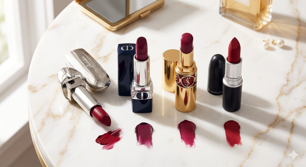 best-luxury-lipsticks-guerlain-dior-ysl-mac-comparison